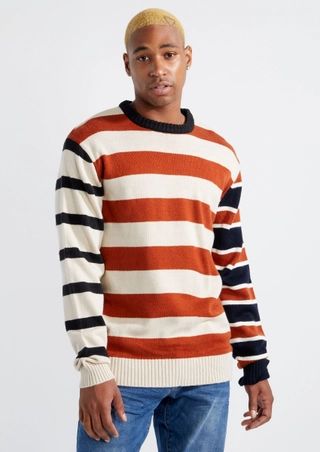 Multi Striped Crew Neck Sweater | rue21