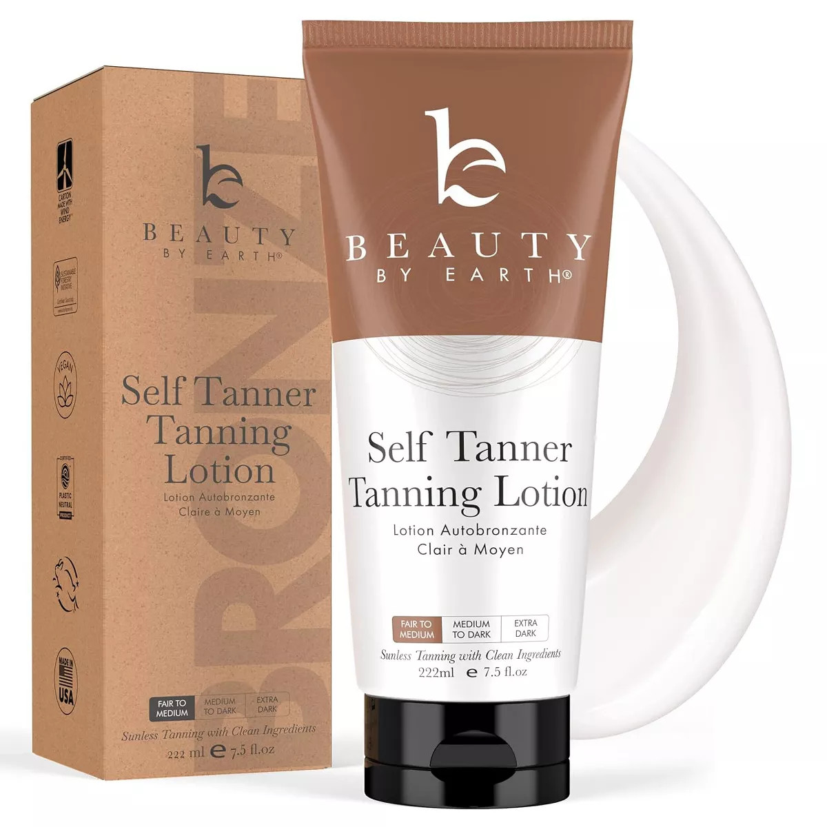 Beauty by Earth Self Tanner Tanning Lotion. 7.5oz | Target
