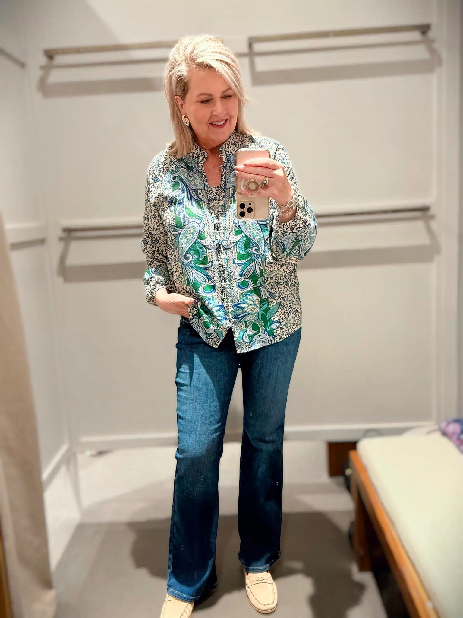 Outfit idea from J Jill new arrivals! Top size medium | jeans size 8 

#LTKootd #LTKgrwm #LTKWorkwear