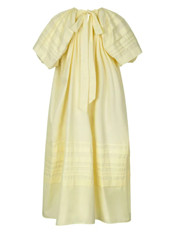 Cecilie Bahnsen Penelope Smock Dress  | Yellow | FARFETCH | Farfetch Global