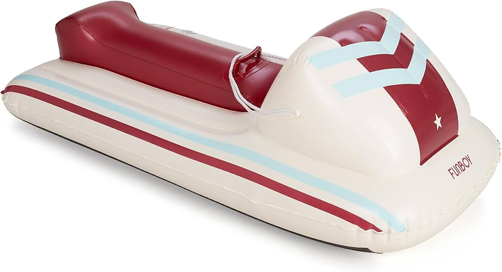 FUNBOY 50" Kids Inflatable Skimobile Winter Snow Sled | Amazon (US)