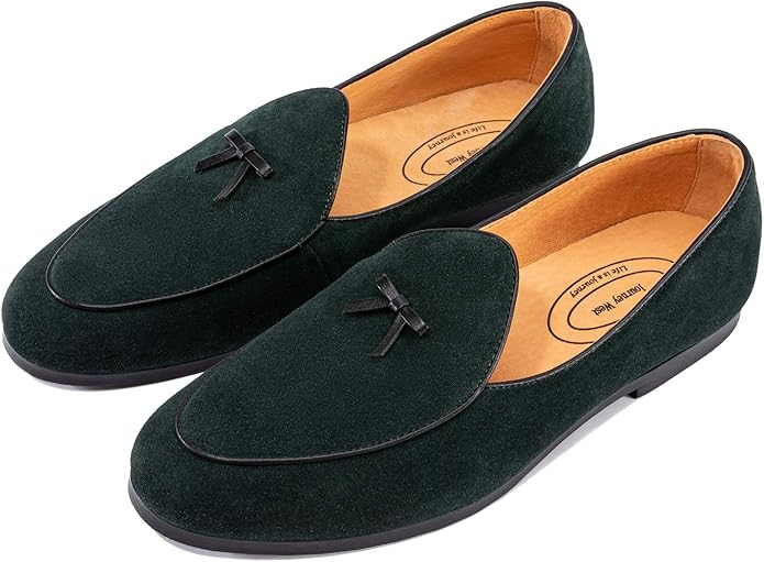 Men's Vintage Loafers for Men Belgian Loafers Slip-on Loafer Penny Loafer Casual Loafers | Amazon (US)