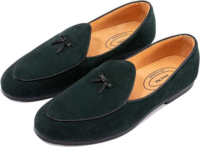 Men's Vintage Loafers for Men Belgian Loafers Slip-on Loafer Penny Loafer Casual Loafers | Amazon (US)