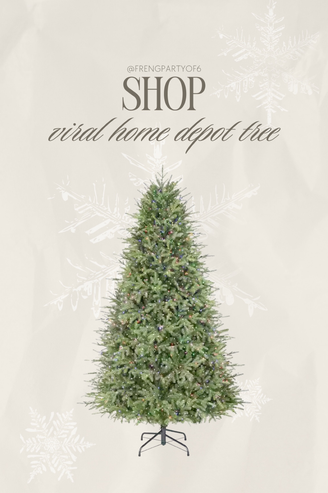 Viral Home Depot Christmas tree is in stock in the 7 1/2 foot and 9 foot sizes!

#LTKHome #LTKHoliday
