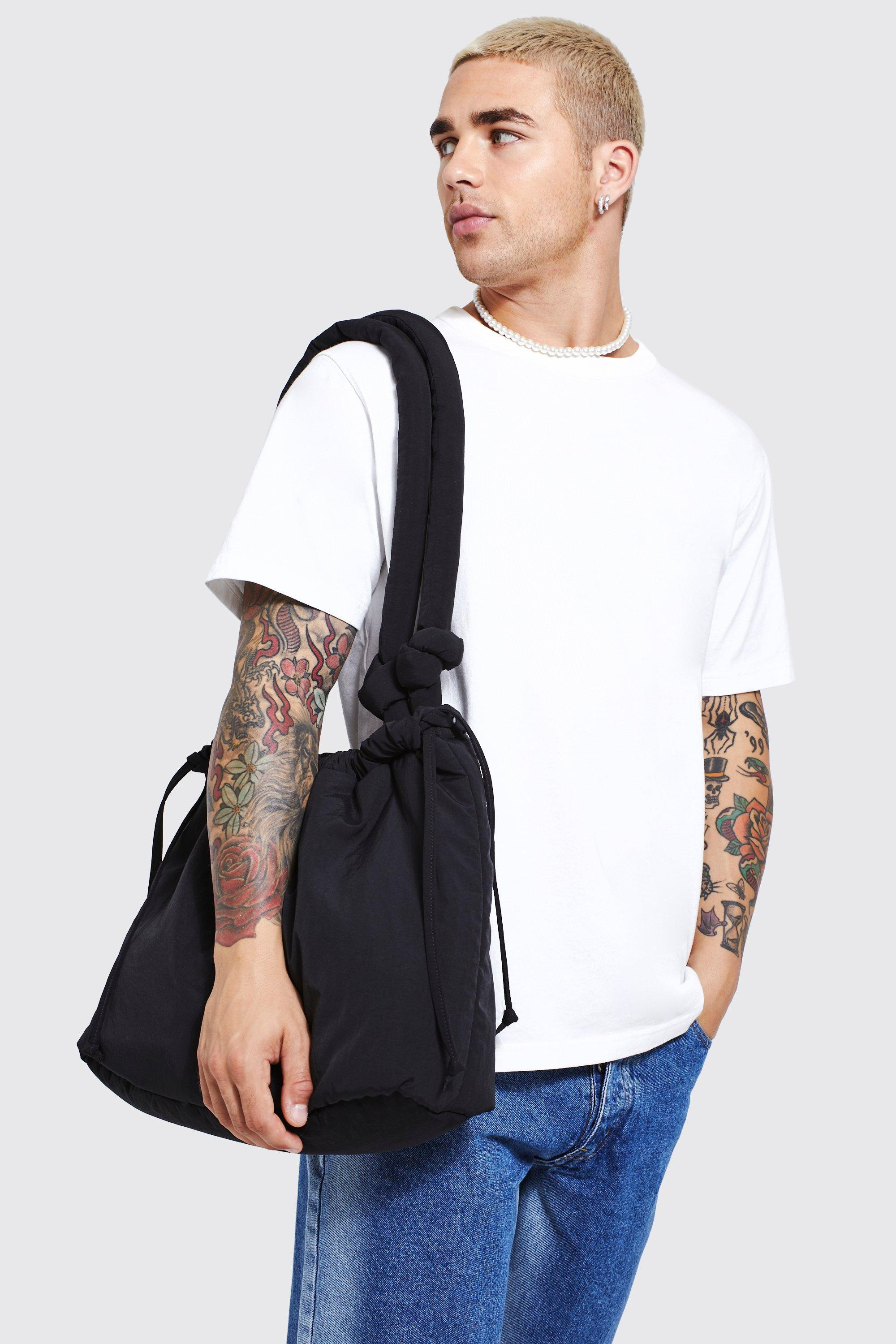 Padded Tote Cross Body Bag | boohooMAN (DE, IE & UK)