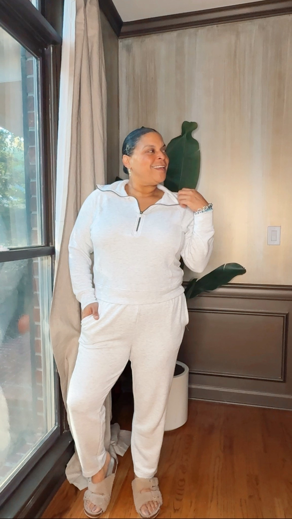 Coordinated and comfy, great for looking pulled together while working from home and going on coffee runs. 
Matching Set Two Piece Coordinated WFH 

#LTKFindsUnder50 #LTKWorkwear #LTKMidsize