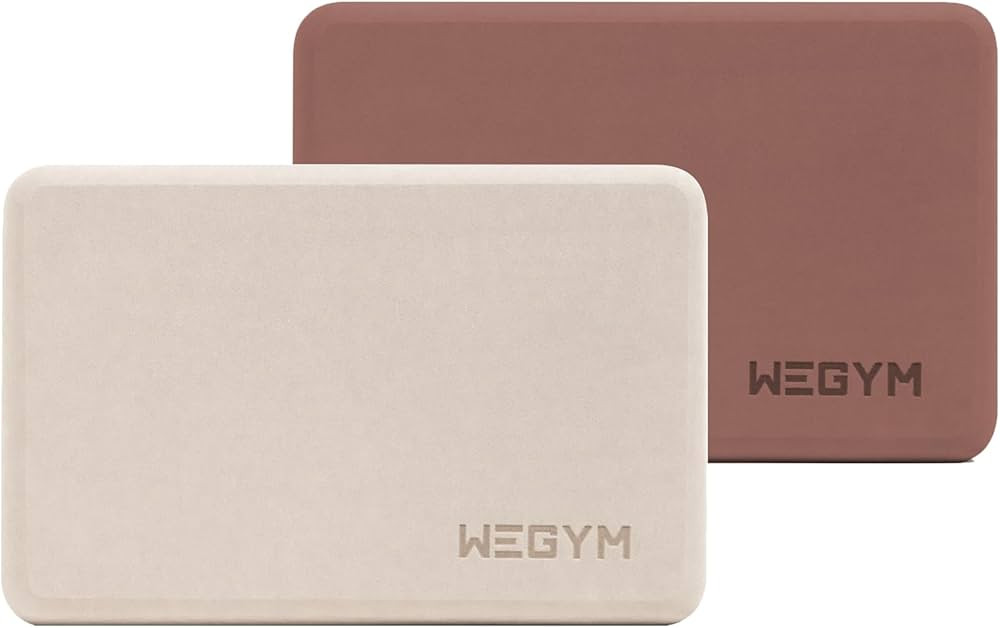 Yoga blocks with Anti-Slip, Comfortable Grip, Sturdy Sides for Secure Workouts at Home, for Yoga,... | Amazon (US)