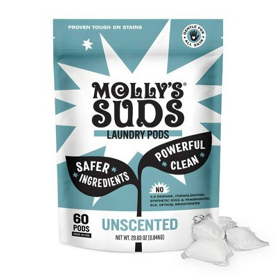 Molly's Suds Unscented Laundry Pods - 60ct | Target