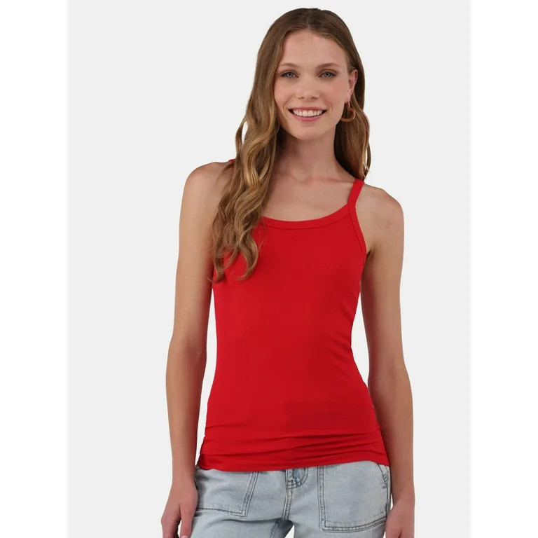 No Boundaries Rib Cami, Women’s | Walmart (US)