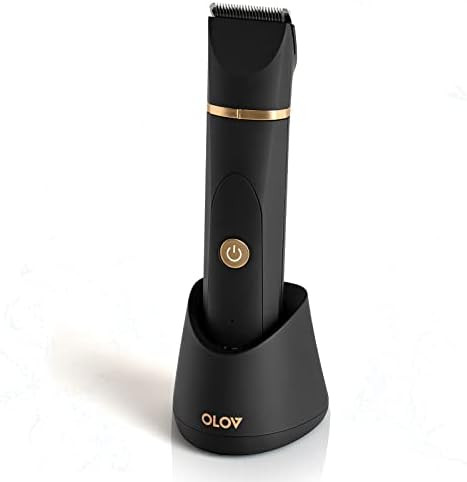 OLOV Electric Groin Hair Trimmer - Ball Trimmer for Men - Nose Hair Trimmer, Replaceable Ceramic ... | Amazon (US)
