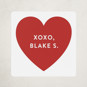 "Happy Heart Day" - Customizable Custom Stickers in Red by Jessica Ogden. | Minted