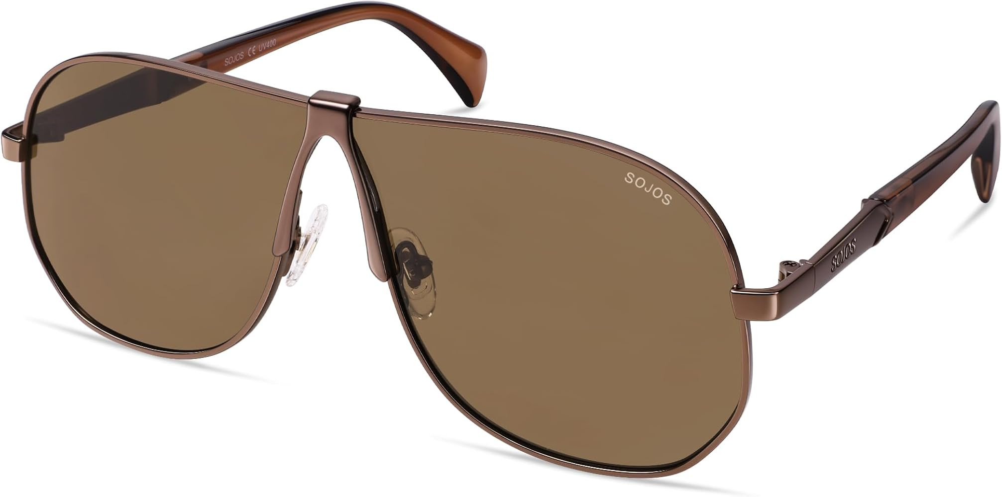 SOJOS Retro 70s Aviator Sunglasses for Women Men Trendy 2026 Oversized UV400 Metal Pilot Shades S... | Amazon (US)