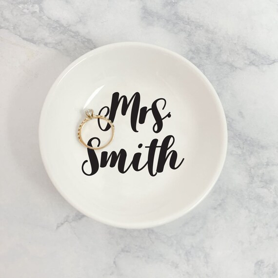 Personalized Mrs Ring Dish  Personalized Ring Dish Gift for | Etsy | Etsy (US)