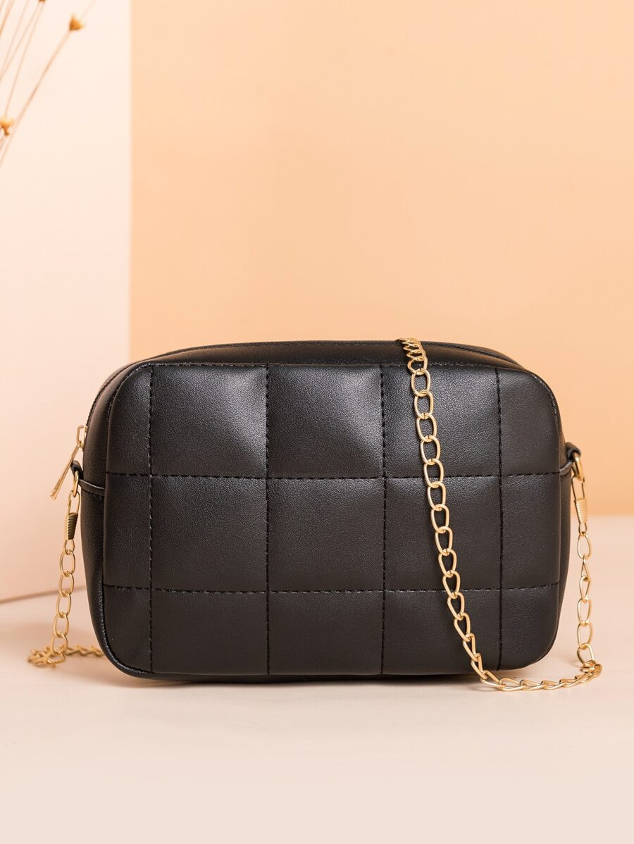Mini Minimalist Square Chain Bag SKU: sg2110075753510070(1000+ Reviews)$4.00Make 4 payments of $1... | SHEIN