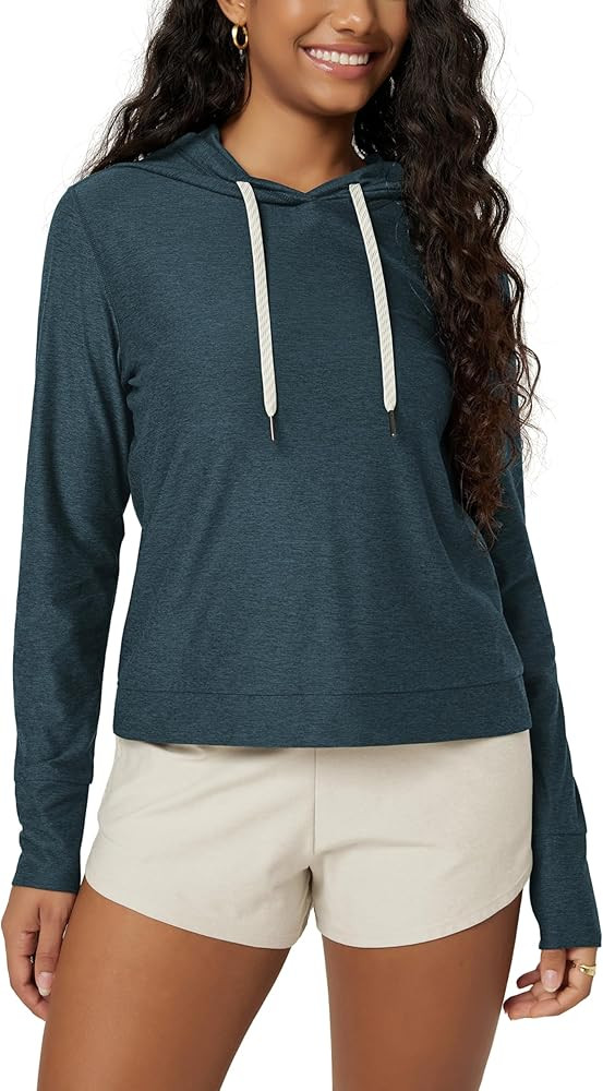 ODODOS Women's Essential Hoodie - Ultra Soft odSTRATUM Tech Pullover UPF 50+ Moisture Wicking Lon... | Amazon (US)