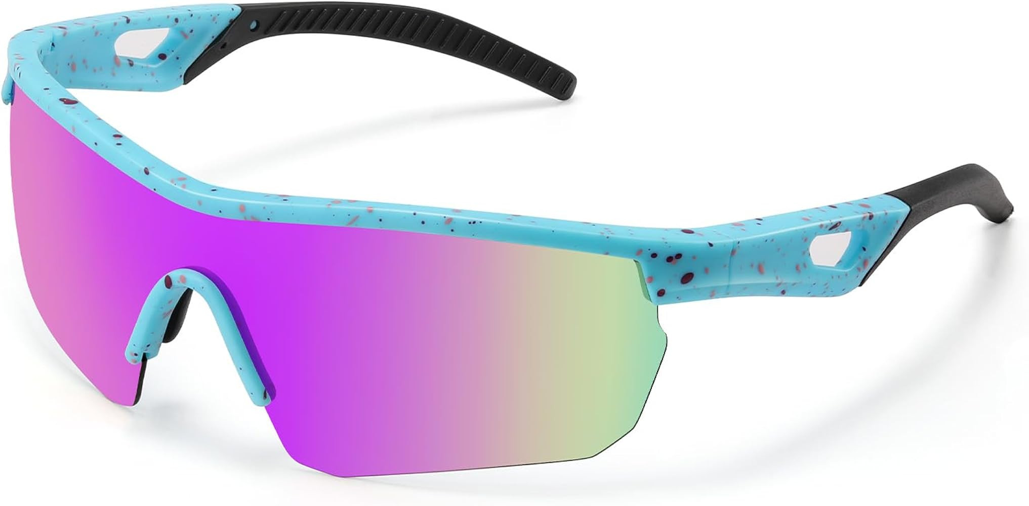 Kids Sunglasses Polarized Baseball Sports Sun Glasses,Lightweight UV400 TR90 Cycling Shades Frame... | Amazon (US)