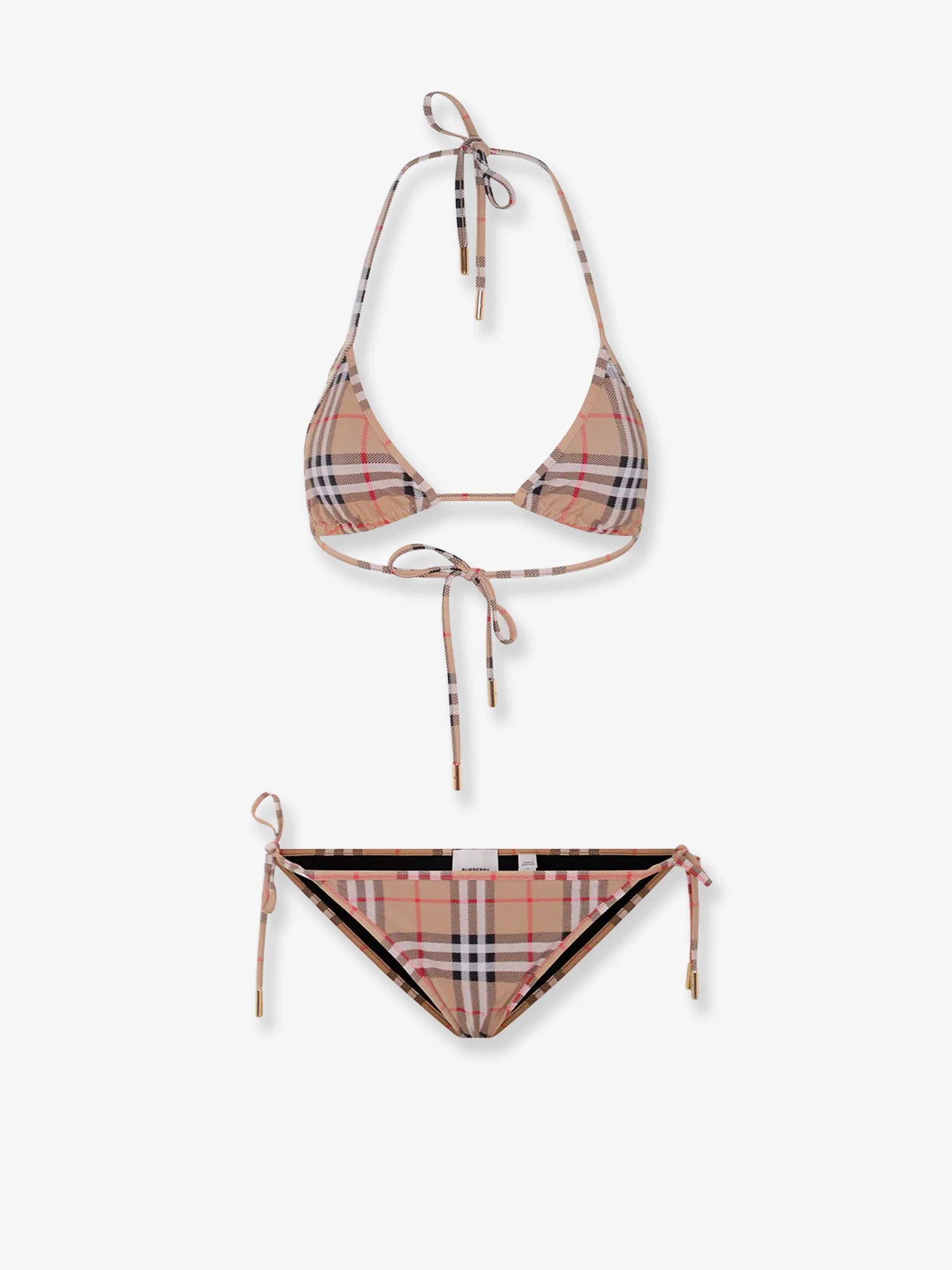 Cobb bikini with Traditional Check pattern - BURBERRY - gender_Woman | Nugnes 1920