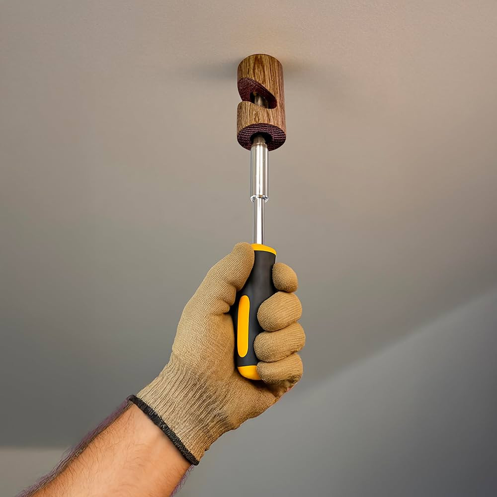 Ceiling Hook, Cord keeper hook for swag pendant, handelier lighting – Birch, Oak, Maple/Unpaint... | Amazon (US)