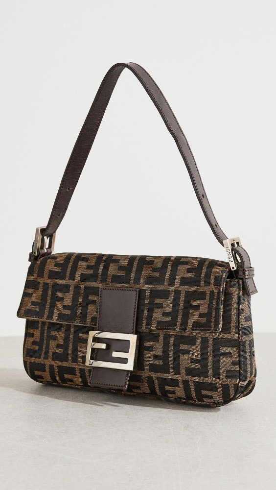 What Goes Around Comes Around Fendi Brown Zucca Baguette | Shopbop | Shopbop