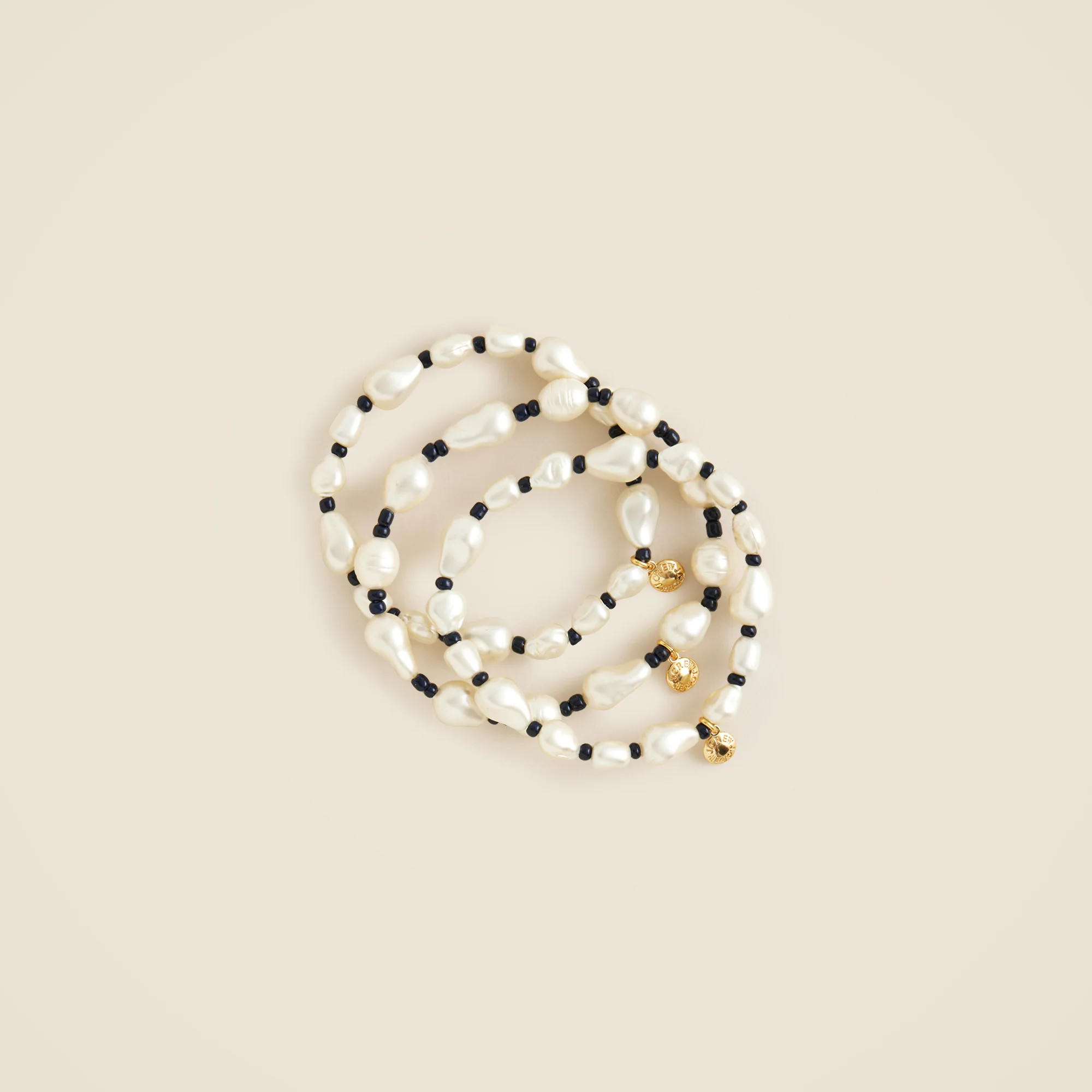 Bead and pearl bracelets set-of-three | J. Crew US