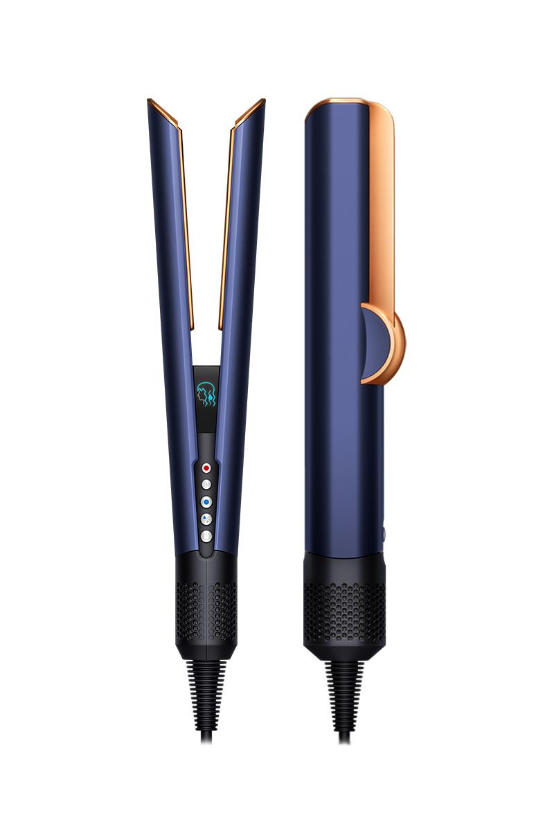 Dyson Airstrait™ straightener and dryer (Prussian Blue/Rich Copper) | Dyson Australia