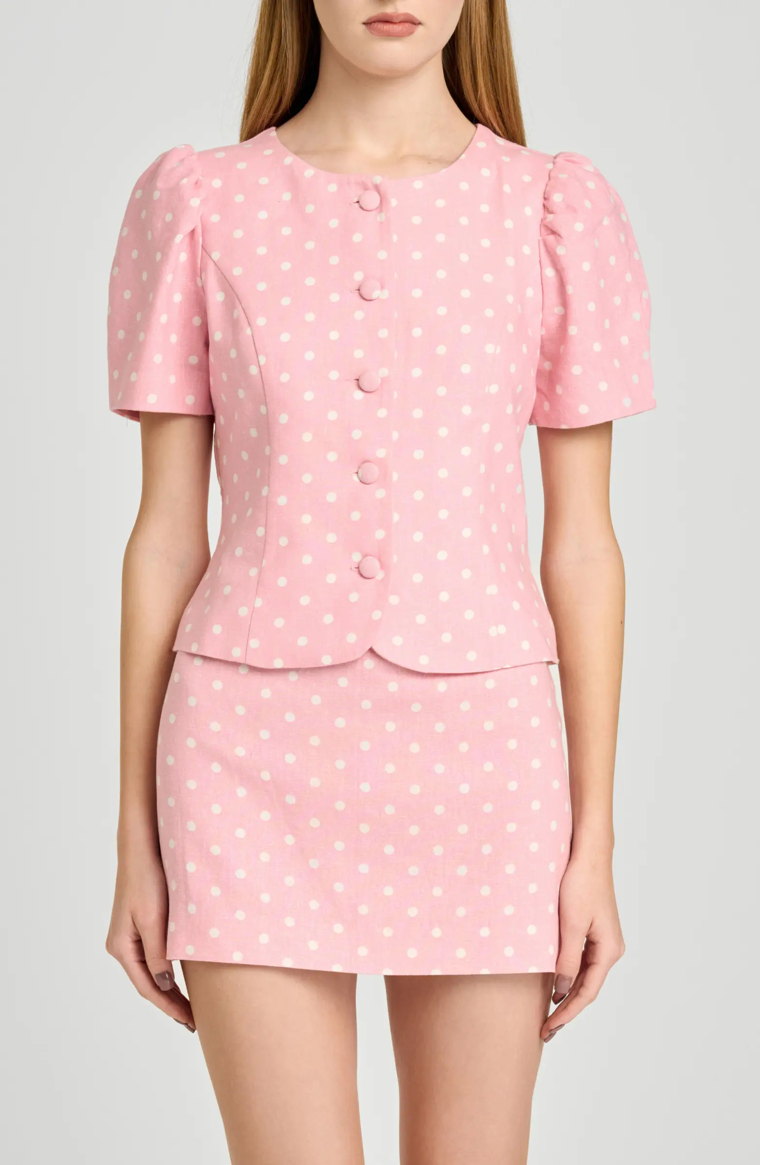 Blair Polka Dot Button-Up Top | Nordstrom