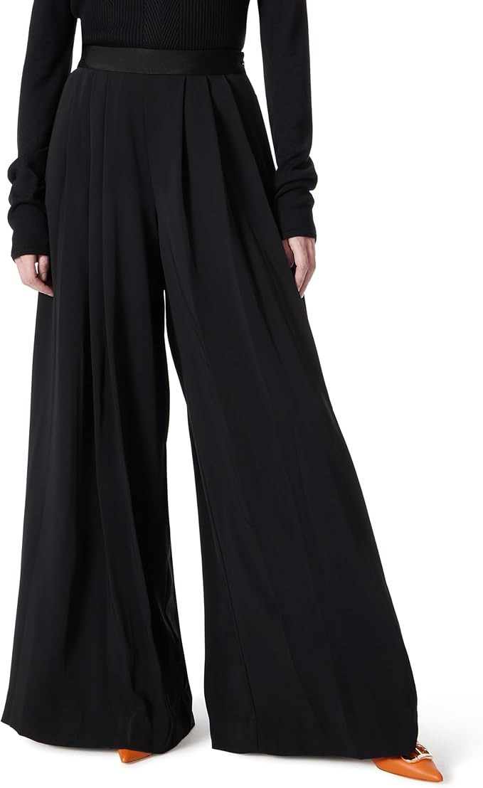 DEE OCLEPPO Womens Alex Pleated Wide Leg Pant with Side Zip Standard | Amazon (US)