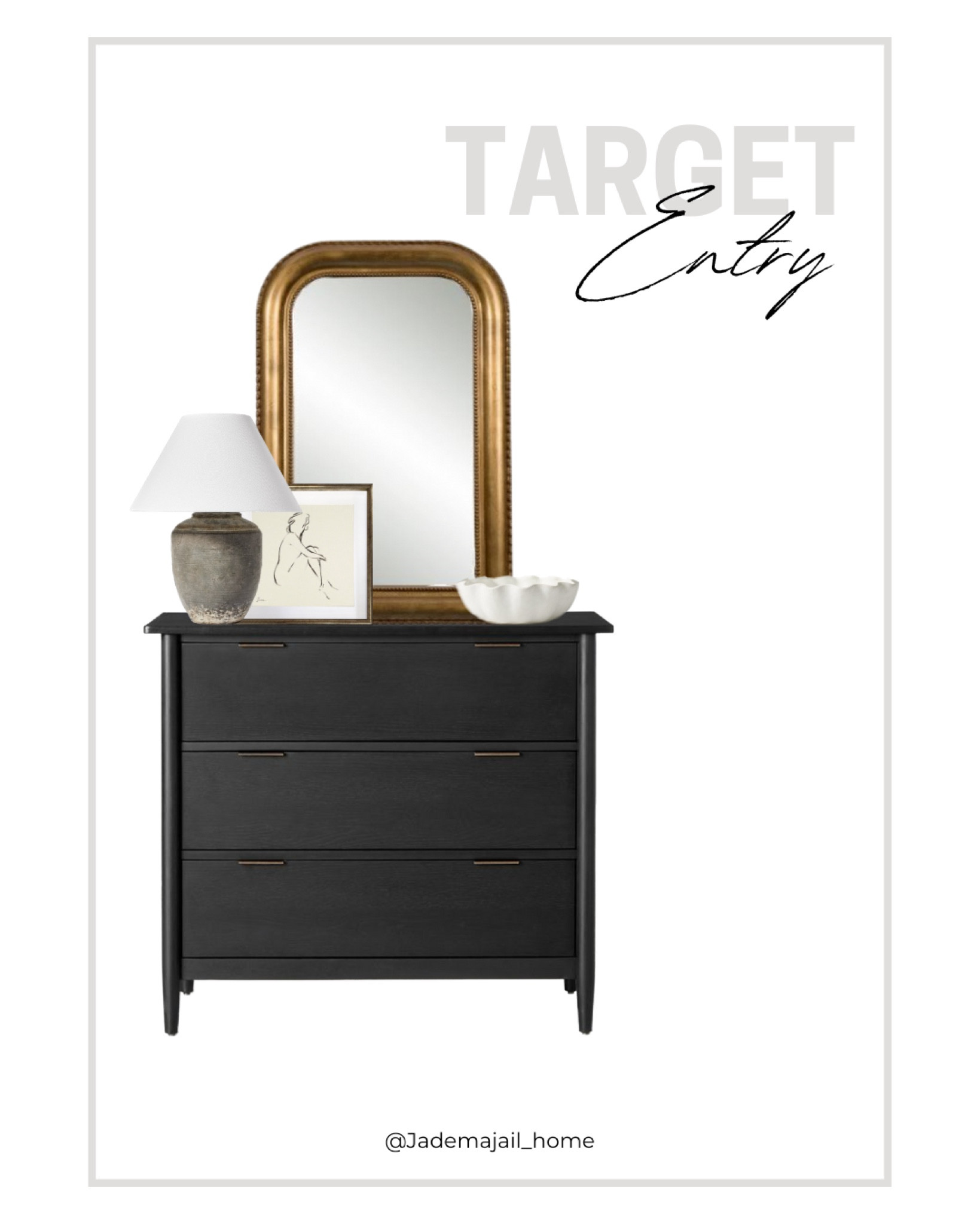 Target entry mood board 😍 mirror, gold mirror, lamp, table decor, wall art, frames, dresser, cabinet, moody home, vintage home, transitional home, modern home, moody decor, modern decor, organic home, vintage decor, home inspiration, mood board, target home

#LTKunder100 #LTKFind #LTKhome
