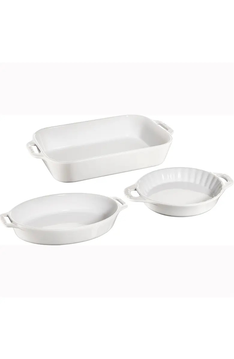 3-Piece Ceramic Mixed Baking Dishes | Nordstrom