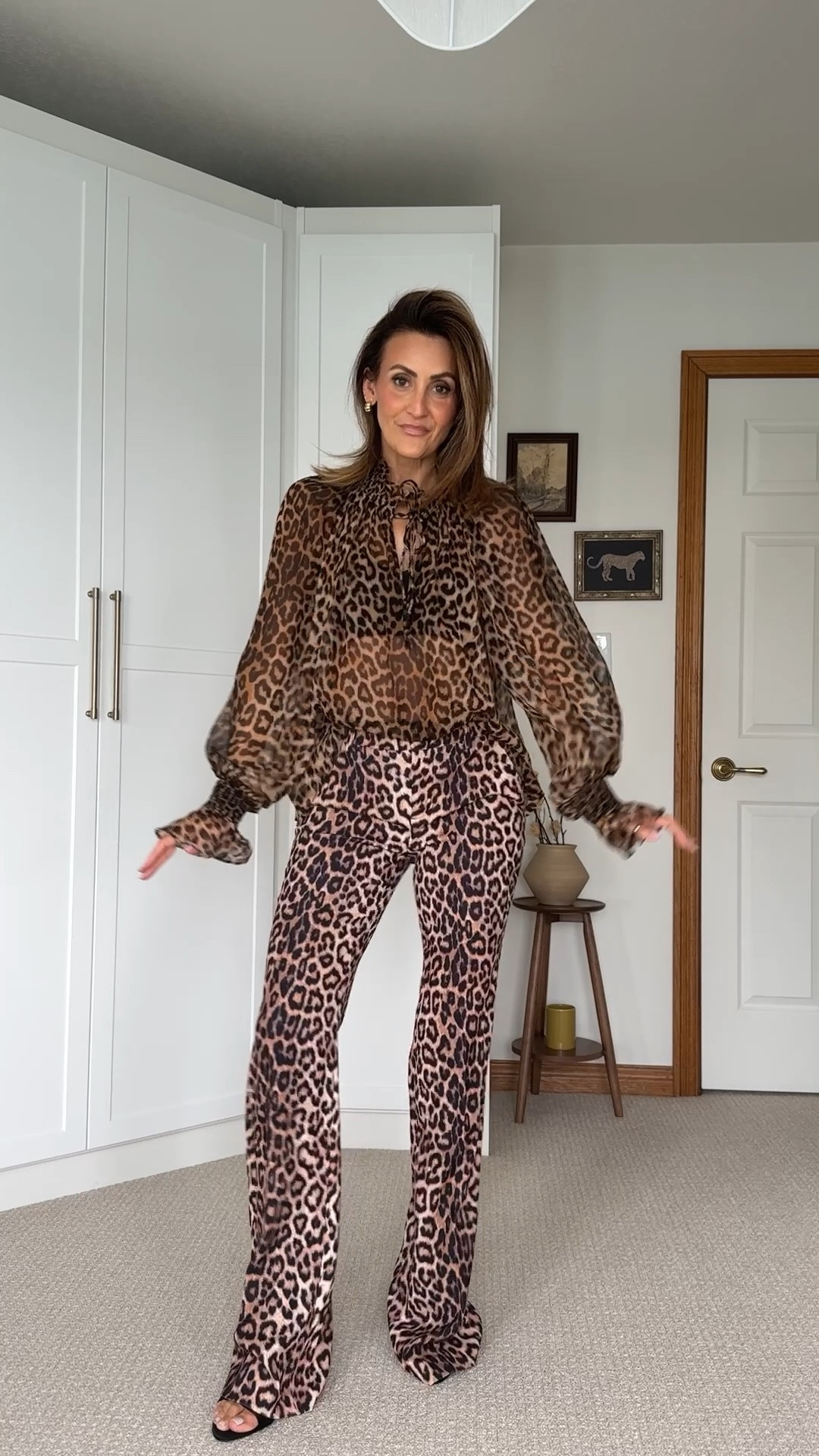 Found the coolest outfit for a girls trip that’s coming up! These are both statement pieces that can be worn together and so wearable on their own as well! Size 2 on pants (super comfy) blouse xs - both are on friends and family sale right now! @bloomingdales #bloomingdales #ad 

Adding more pieces that can be worn with pants for a different look! 

#LTKWatchNow #LTKSaleAlert #LTKStyleTip