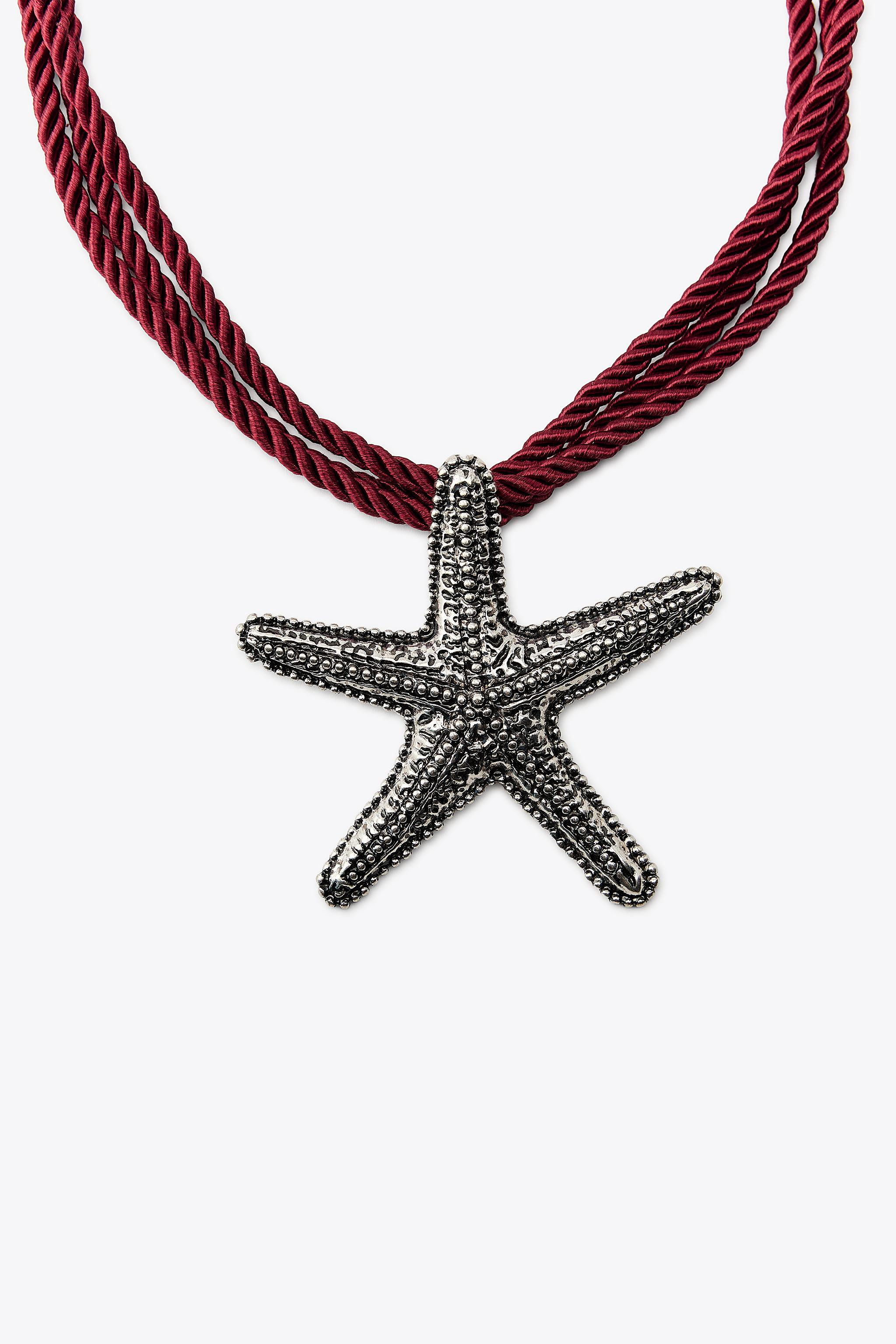 STARFISH ROPE NECKLACE | Zara UK