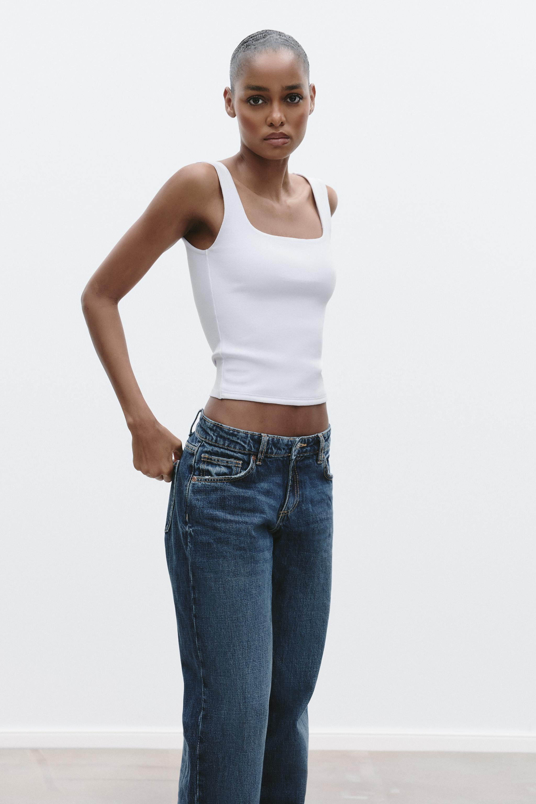 WIDE STRAP VEST TOP | Zara UK