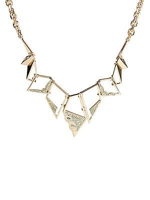 Flora Goldplated & Multi-Stone Geometric Necklace | Lord & Taylor