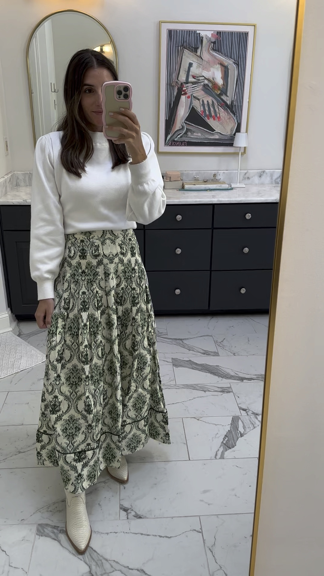 Love this midi skirt that will be great season after season! Wearing an XS  

#LTKSeasonal