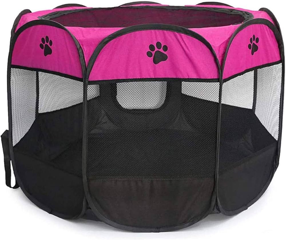 BEIKOTT Pet Playpen, Foldable Dog Playpens, Portable Exercise Kennel Tent for Puppies/Dogs/Cats/R... | Amazon (US)