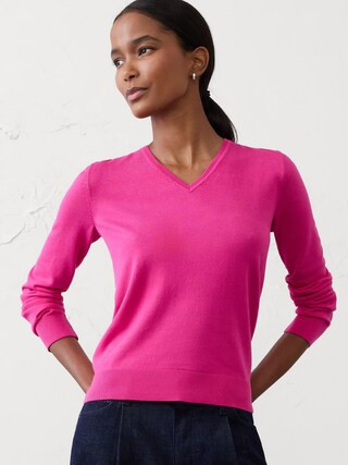 Forever V-Neck Sweater | Banana Republic Factory
