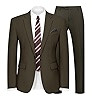 2 Piece Men's Suit One Button Slim Fit Suit for Men Solid Color Blazer and Pants Tie and Square W... | Amazon (US)