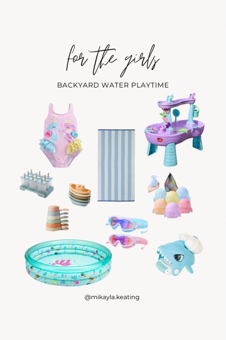 Backyard Water Playtime

Pool, beach towels, swimsuit, water toys, pool toys, goggles, popsicles, water balloons 

#LTKxWalmart #LTKKids #LTKSwim