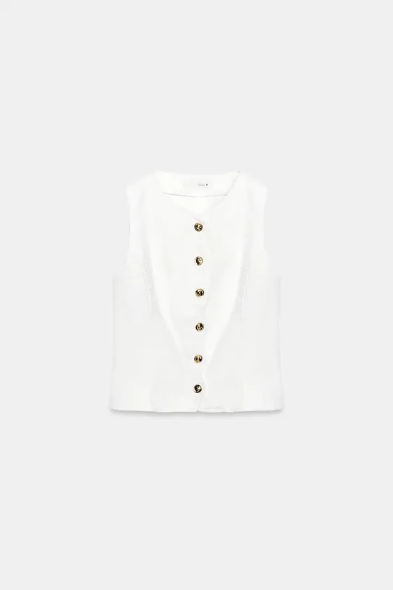 Z1975 WAVY FINISH TOP | Zara US