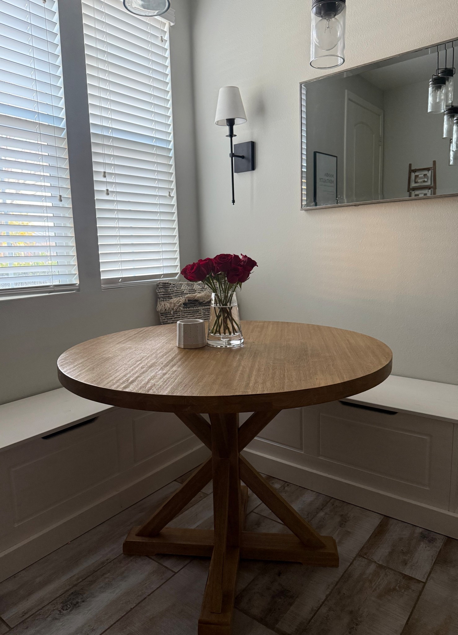 Our little kitchen nook 🫶🏼 #smallkitchens #kitchenook #kitchen 

#LTKSaleAlert #LTKHome