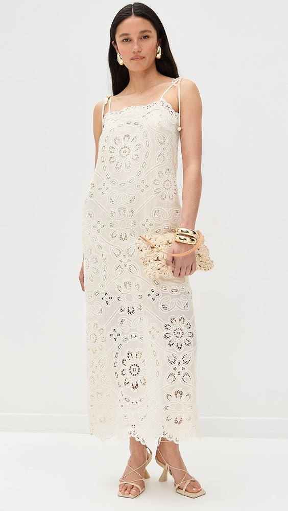 Zimmermann Rhiannon Embroidered Dress | Shopbop | Shopbop