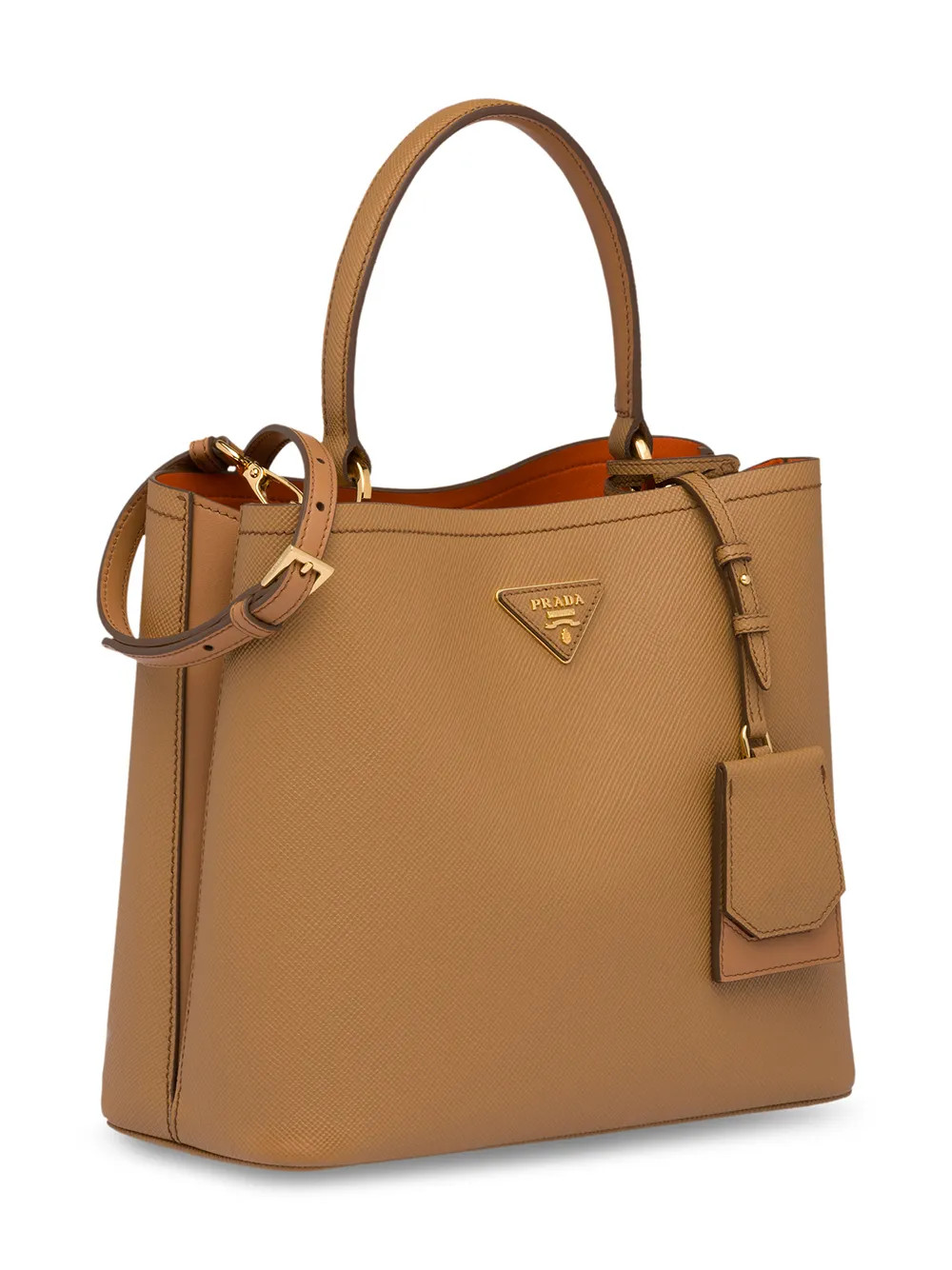 PradaDouble Saffiano leather bag | FarFetch Global