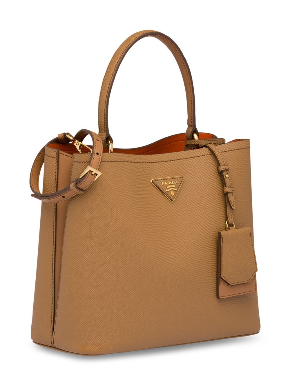 PradaDouble Saffiano leather bag | FarFetch Global