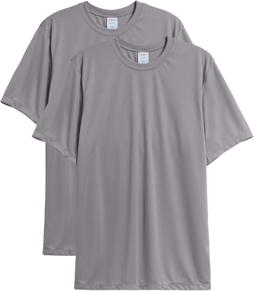 Hanes Men’s T-Shirt Pack, Cool Dri Moisture-wicking Performance Tee, Performance Athletic T-Shi... | Amazon (US)