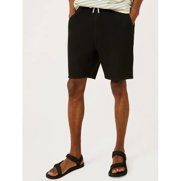 Free Assembly Men's E-Waist French Terry Shorts | Walmart (US)