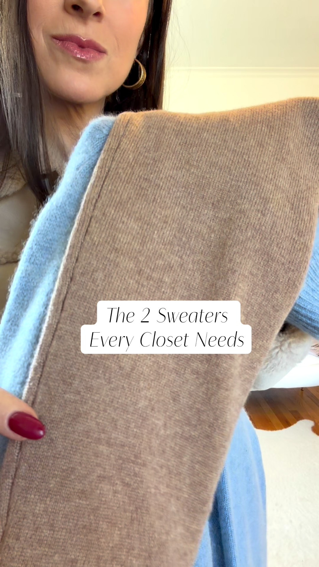 The 2 sweaters every closet needs and how to style them! Both are true to size!

@onequince #quincepartner