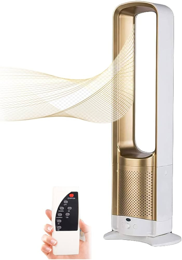 LUWEI Bladeless Fan Fans that blow cold air,Negative Ion Air Purification Tower Fan with 90° Rot... | Amazon (US)