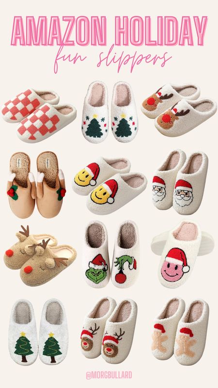 Holiday Outfits | Holiday Slippers | Christmas Slippers | Holiday Looks 

#LTKHoliday #LTKSeasonal #LTKfindsunder50