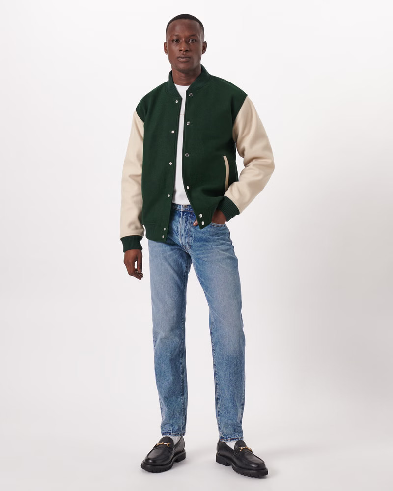 Varsity Bomber Jacket | Abercrombie & Fitch (US)