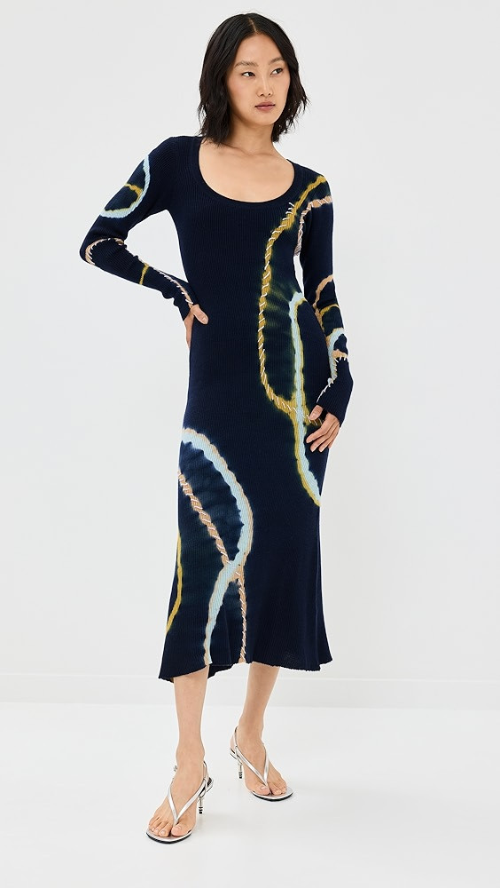 Prabal Gurung Tie Dye Scoop Neck Dress | Shopbop | Shopbop
